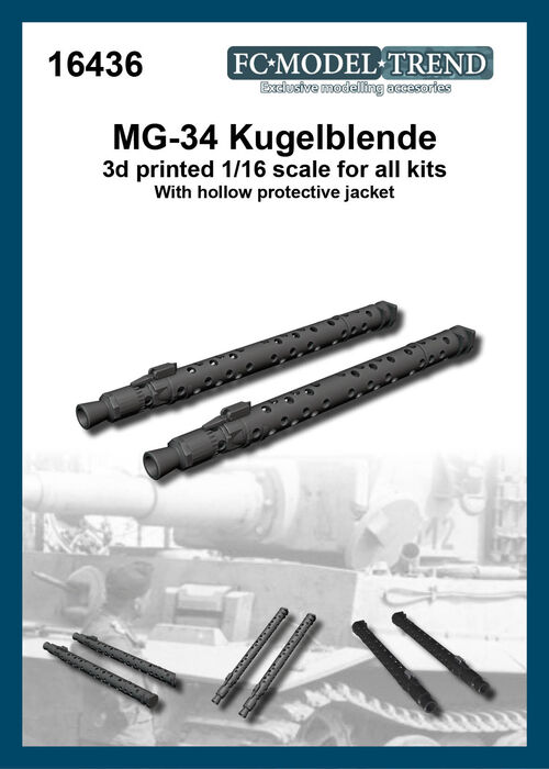 16436 MG-34 Kugelblende, 1/16 scale