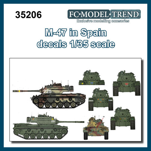35206 M47 in Spain decals