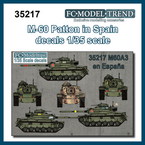 35217 M60 in Spain, 1/35 scale decals