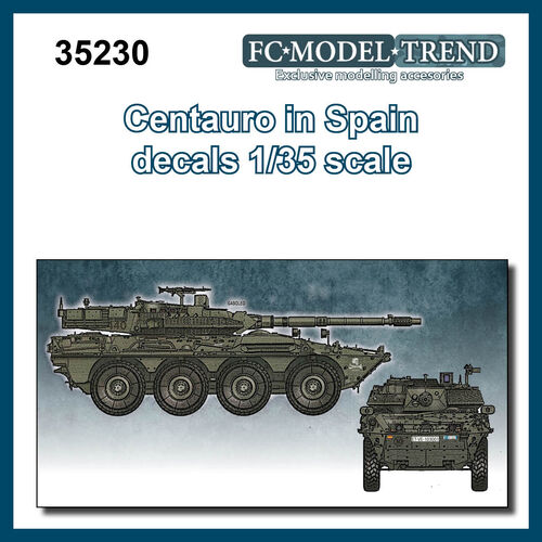 35230 VCI Centauro en Espaa, calcas escala 1/35