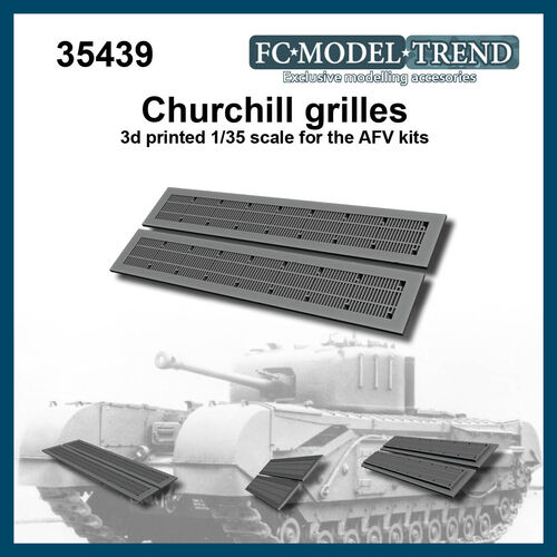 35439 Churchill mesh grilles, 1/35 scale