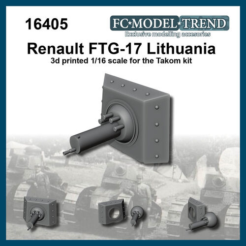 16405 Renault FT-17 Lituania, escala 1/16
