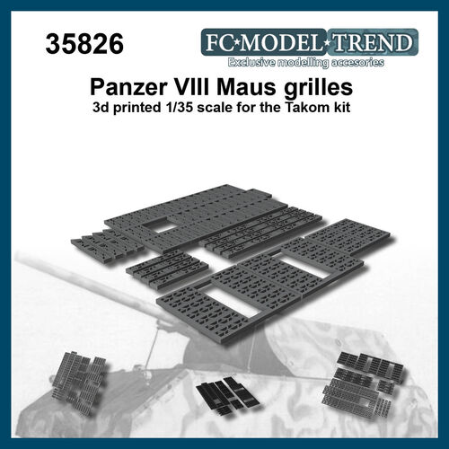 35826 Panzer VIII Maus grilles, 1/35 scale