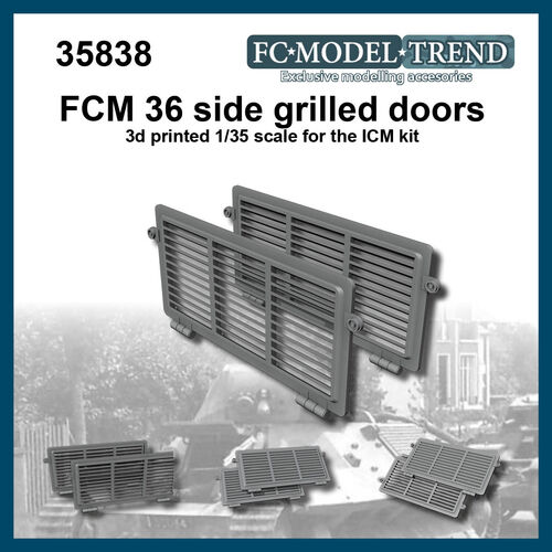 35838 FCM 36, rejillas laterales, escala 1/35