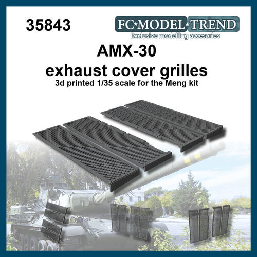 35843 AMX-30 exhaust mesh protectors, 1/35 scale