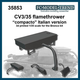 35853 CV3 35 Flame thrower "compacto" Italian version, 1/35 scale