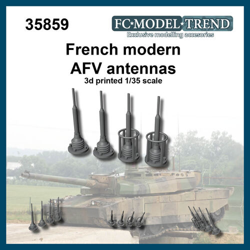35859 Modern French AFV antennas, 1/35 scale.