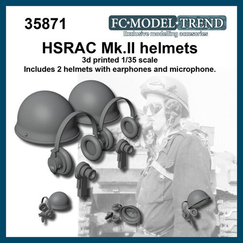35871 HSRAC Mk.II helmets, 1/35 scale