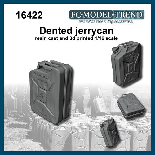 16422 Jerrycan abollado, escala 1/16