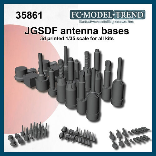 35861 JGSDF antenna bases, 1/35 scale