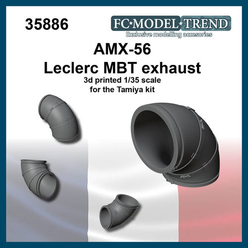 35886 AMX-56 leclerc, exhaust, 1/35 scale