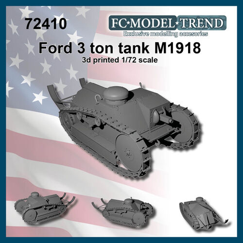 72410 Ford 3 ton, M1918, escala 1/72