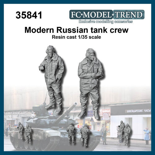 35841 Figuras carristas rusos modernos, escala 1/35