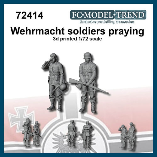 72414 Soldados de la Wehrmacht rezando. Escala 1/72