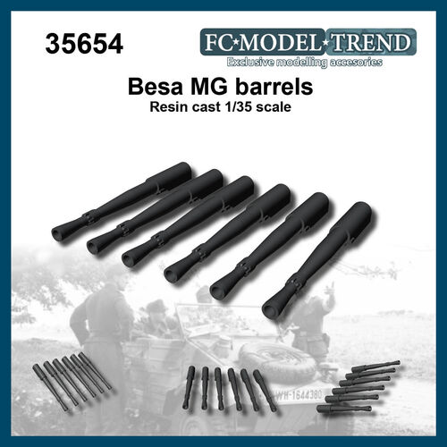35654 Besa MG barrels, 1/35 scale.