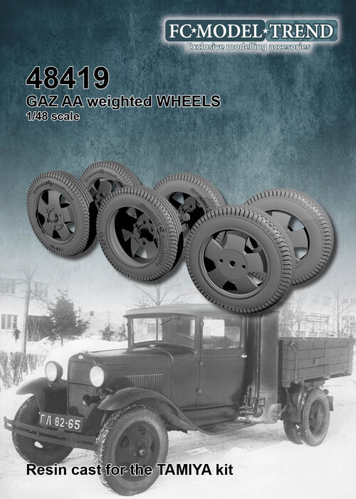 48419 GAZ AA weighted wheels