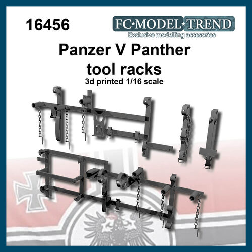 16456 Panther tool racks. 1/16 scale.