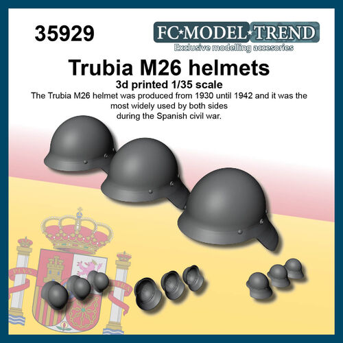 35929 Cascos Trubia, escala 1/35.