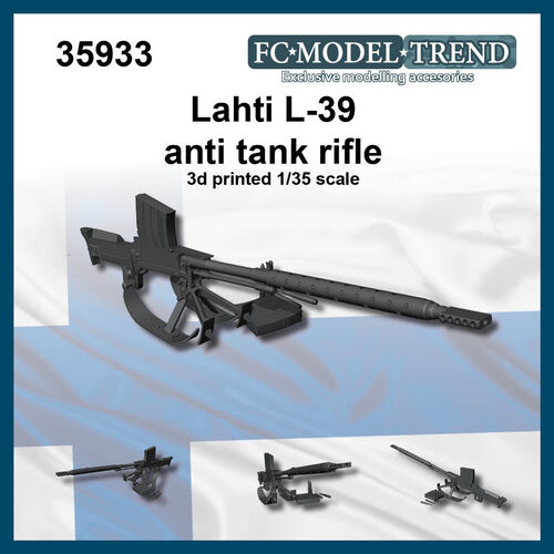 35934 Lahti L-39 Finland anti tank gun, 1/35 scale.