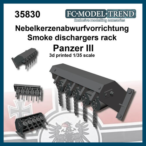 35830 Lanzahumos Nebelkerzenabwurfvorrichtung Panzer III, escala 1/35