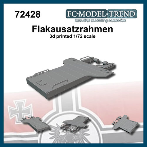 72428 Flakausatzrahmenm Flak 38 base for Opel Blitz, 1/72 scale.