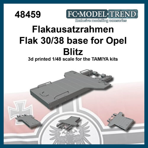 48459 Flakausatzrahmen, base para Flak 38 sobre Opel Blitz, escala 1/48.
