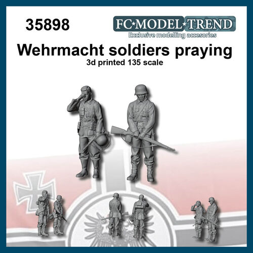 35898 German soldiers praying, 1/35 scale.