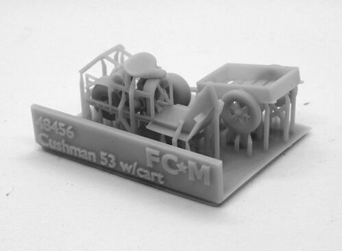 48456 Cushman 53 w/cart, 1/48 scale.