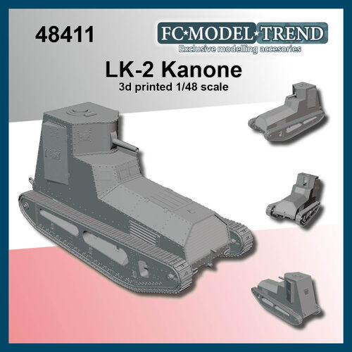 48411 LK-2 kanone, escala 1/48.