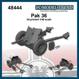 48444 Pak 36 German 37mm gun, 1/48 scale.