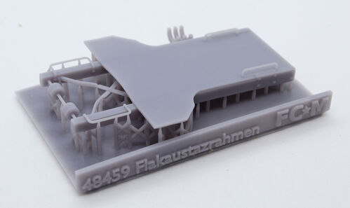 48459 Flakausatzrahmen, base para Flak 38 sobre Opel Blitz, escala 1/48.