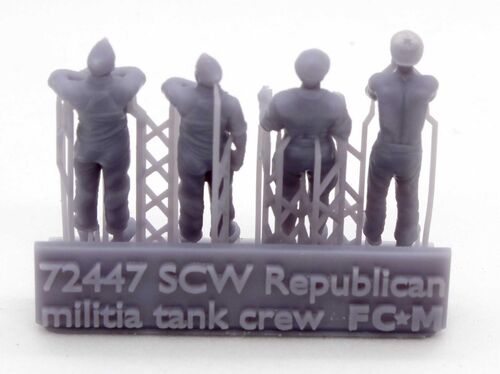 72447 Militian tank crew SCW, 1/72 scale.