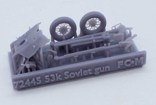 72445 53K soviet 45mm gun. 1/72 scale.