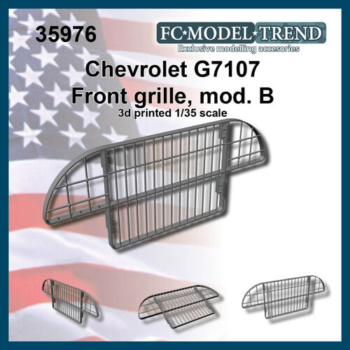 35976  Chevrolet G7107 grille, Mod. B, 1/35 scale.