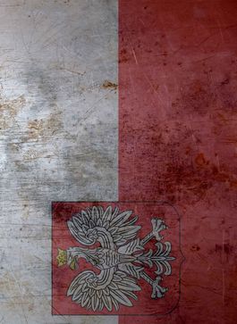 35382 Grunge self adhesive base Poland 19x13cm