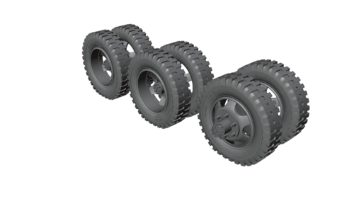 35974 Chevrolet G7107, weighted wheels. 1/35 scale.