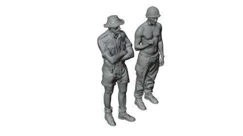 35978 French tank crew, Indochina 1959 set 1, 1/35 scale.