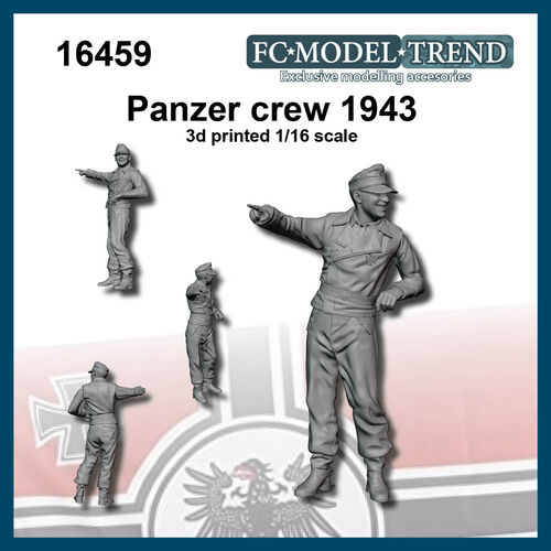 16459 Panzer commander 1943, 1/16 scale.