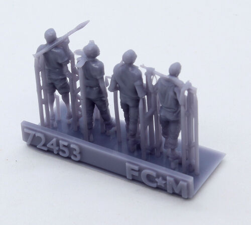 72453 African warlords militia, 1/72 scale.