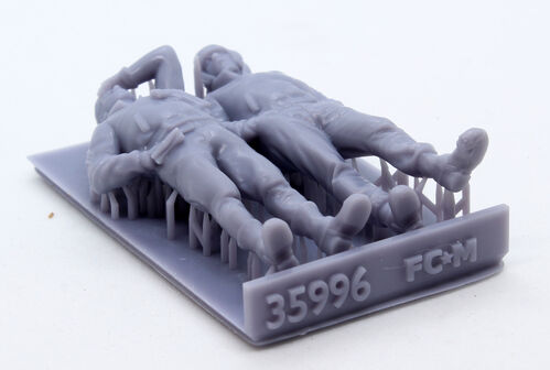 35996 US WWII tank crew, set 2. 1/35 scale.