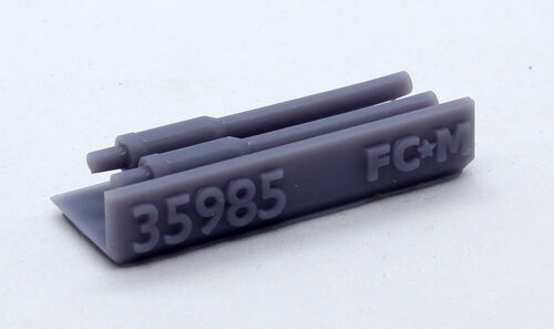 35985 KwK36 L/45 gun barrel, 2 units, 1/35 scale.