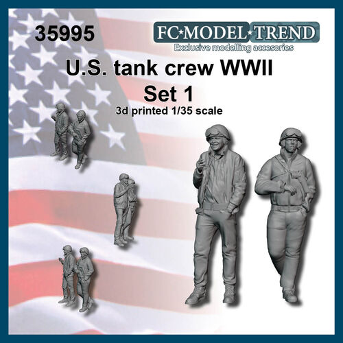 35995 Tripulacin de carro USA WWII, set 1. Escala 1/35.