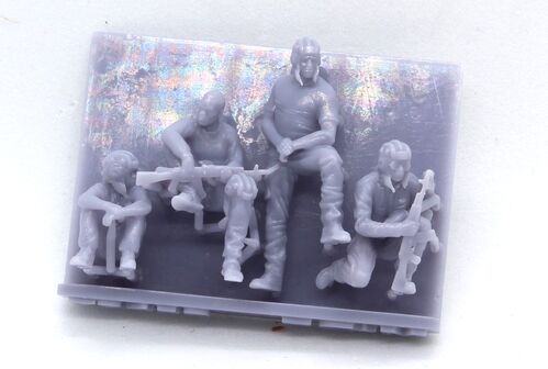 72458 African warlords militia tank crew, 1/72 scale.