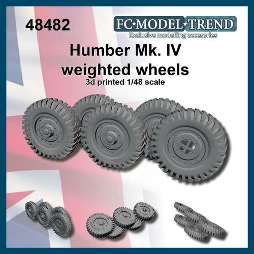 48482 Humber Mk. IV, weighted wheels, 1/48 scale.