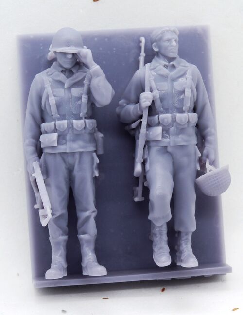 37012 Soldados USA WWII, set 1, escala 1/35.