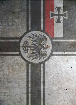 36399 Grunge self adhesive base German Empire WWI 26x19cm