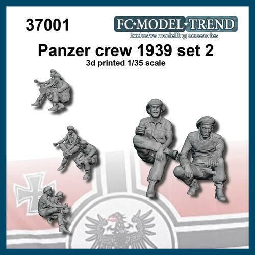 37001 German tank crew 1939, set 2. 1/35 scale.