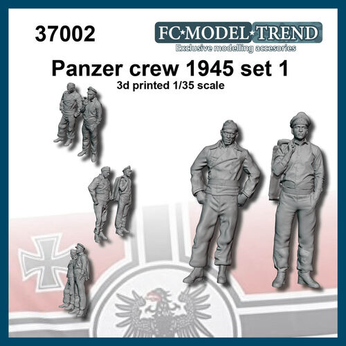 37002 German tank crew 1945, set 1. 1/35 scale.