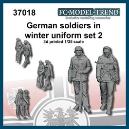 37018 German soldiers in winter uniform, set 2. 1/35 scale.