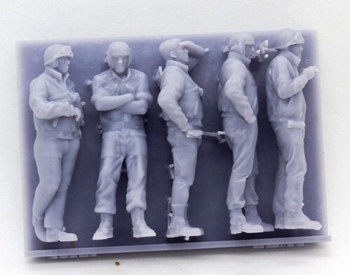 48076 US tank crew, 1/48 scale.